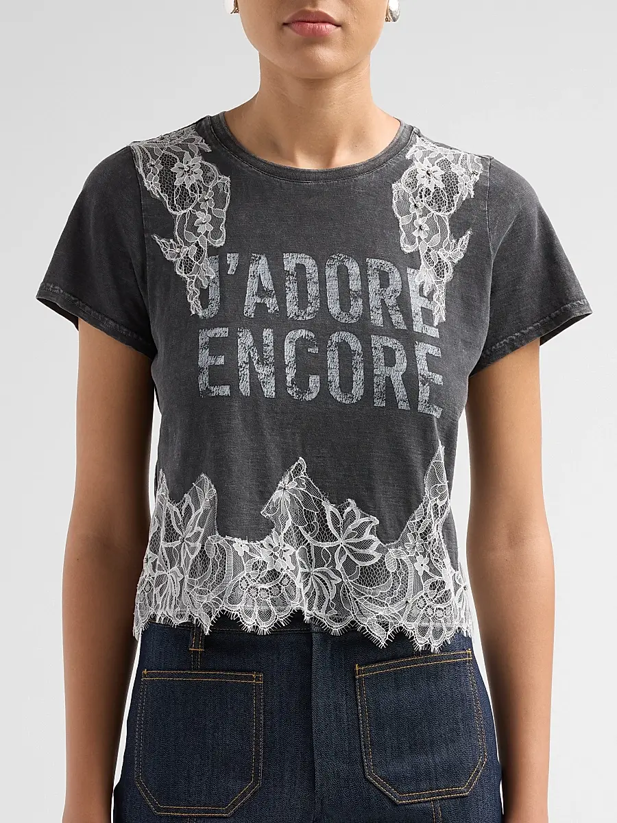 Cinq à Sept Women's Jadore Encore T-Shirt | Thumbnail 5 Cinq à Sept Women's Jadore Encore T-Shirt | Thumbnail 5