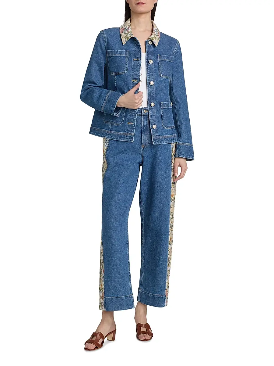 Cinq à Sept Women's Dalton Denim Jacket | Thumbnail 2 Cinq à Sept Women's Dalton Denim Jacket | Thumbnail 2