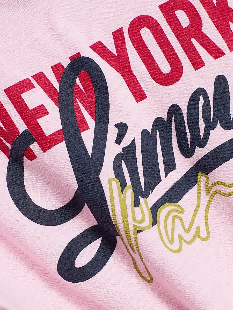 Cinq à Sept Women's New York L'Amour Paris Shrunken Ringer T-Shirt | Thumbnail 7 Cinq à Sept Women's New York L'Amour Paris Shrunken Ringer T-Shirt | Thumbnail 7