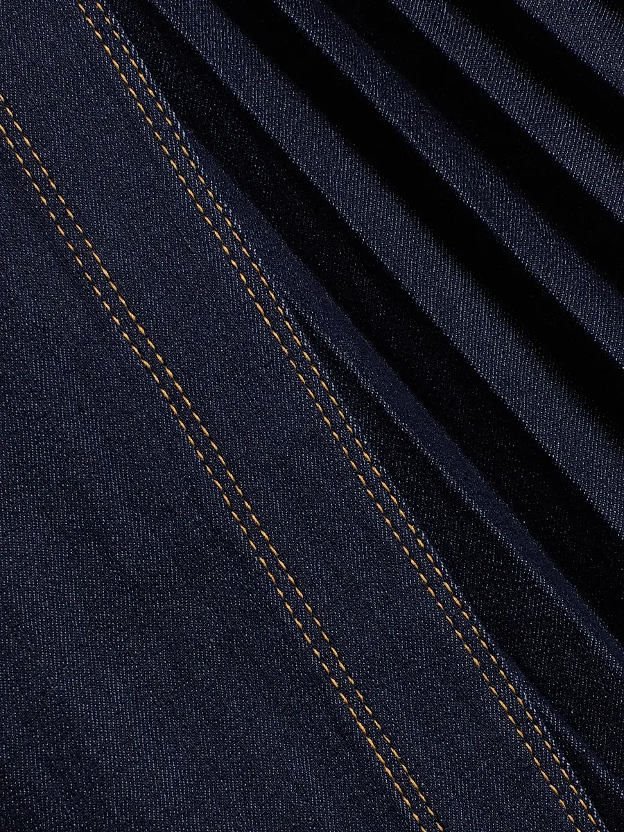 Cinq à Sept Women's Tammi Pleated Denim Miniskirt | Thumbnail 7