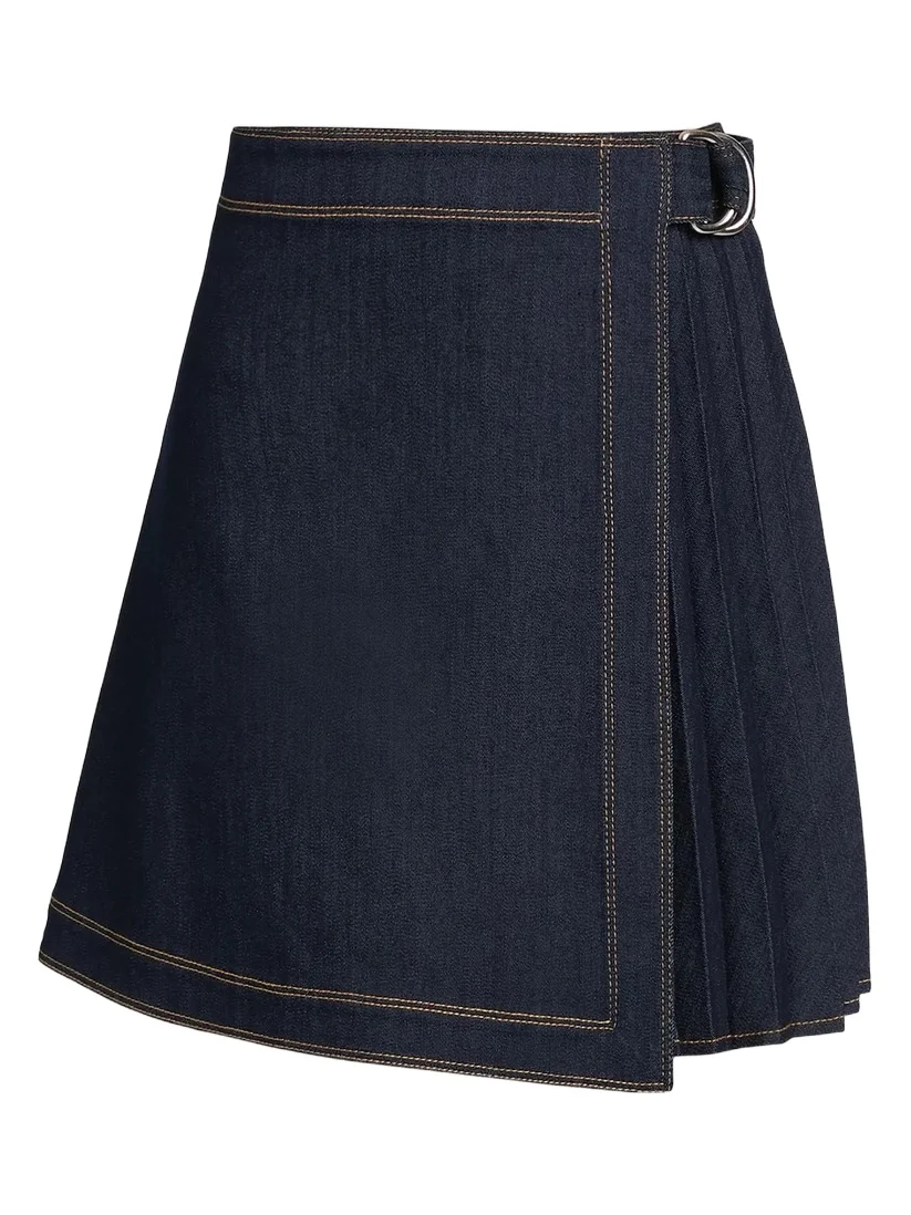 Women's Tammi Pleated Denim Miniskirt Women's Tammi Pleated Denim Miniskirt