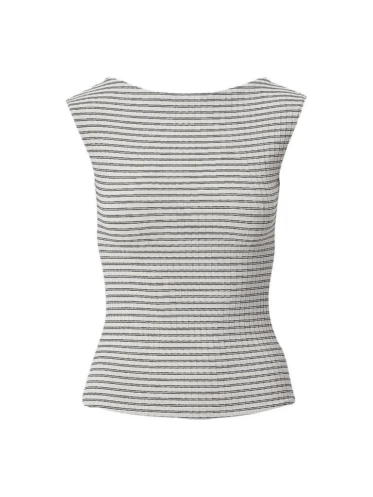 rag & bone Women's Luca Reversible Striped Rib-Knit Tank