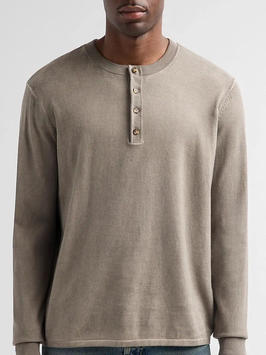 rag & bone Men's Cotton Henley | Thumbnail 5 rag & bone Men's Cotton Henley | Thumbnail 5