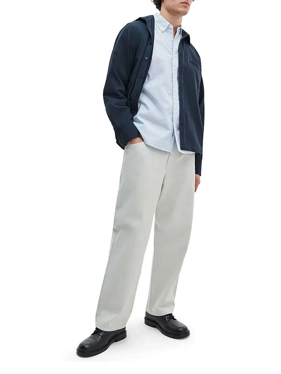 rag & bone Men's Oxford Cotton Button-Down Shirt | Thumbnail 2
