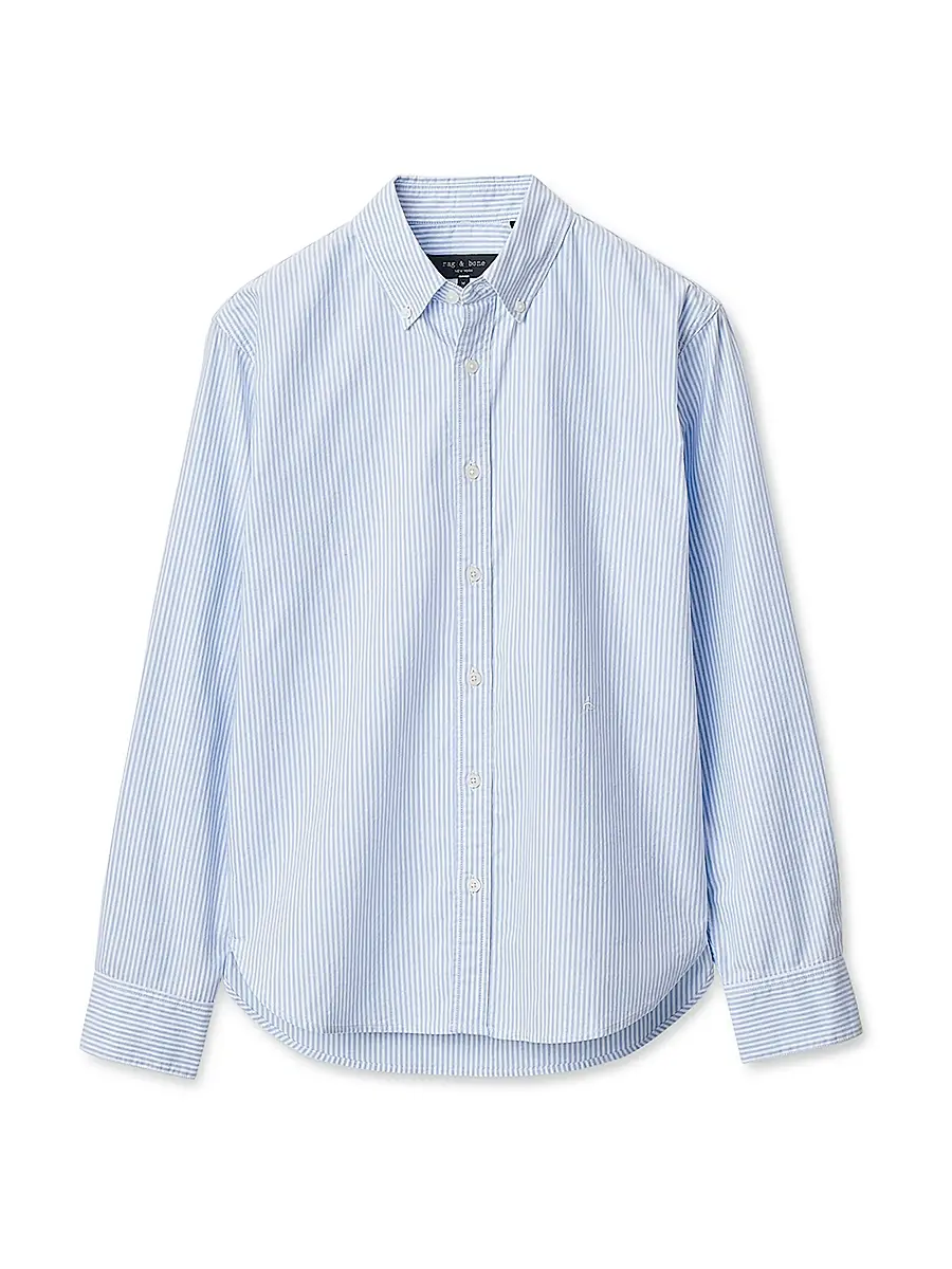 rag & bone Men's Oxford Cotton Button-Down Shirt