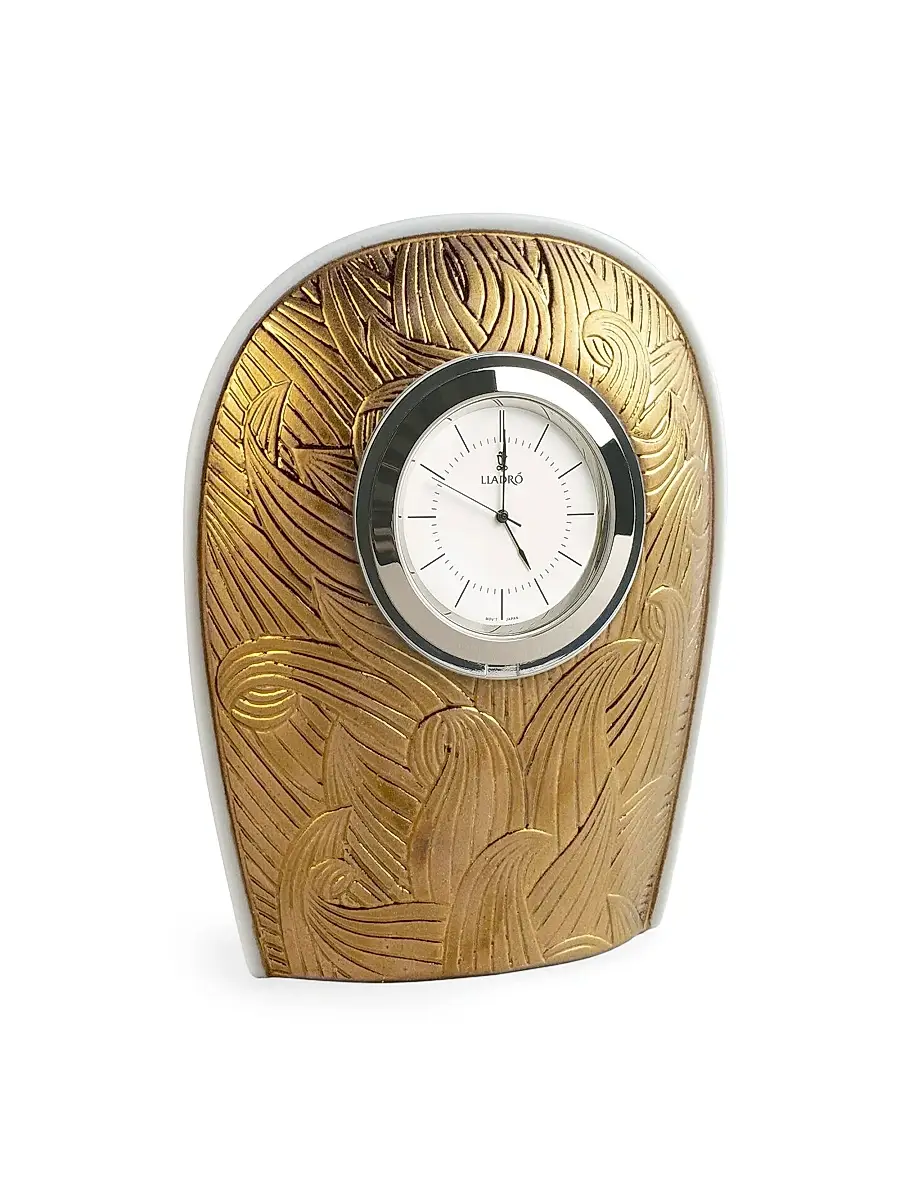 Lladro Mirage Porcelain Mantle Clock | Thumbnail 3 Lladro Mirage Porcelain Mantle Clock | Thumbnail 3