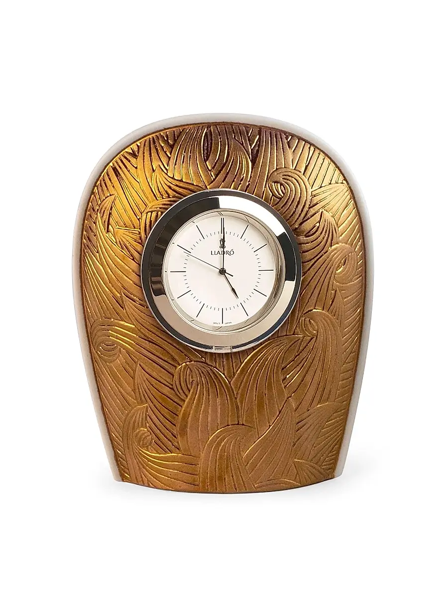 Lladro Mirage Porcelain Mantle Clock