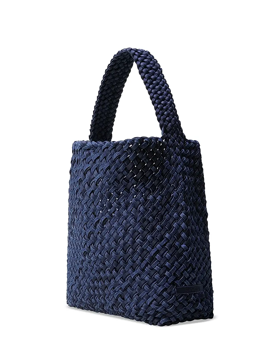 Naghedi Women's Nomad Medium Double Weave Denim Hobo Shoulder Bag | Thumbnail 4