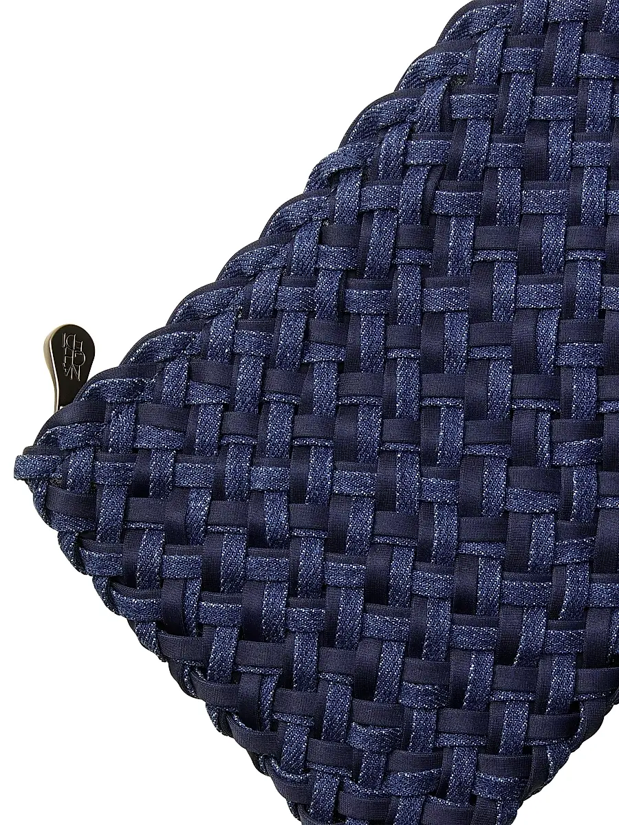 Naghedi Women's Nomad Medium Double Weave Denim Hobo Shoulder Bag | Thumbnail 5