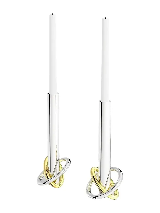 Anna New York Ring Candleholders, Set of 2