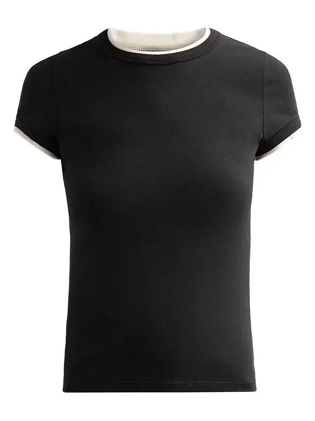 Women's Devin Stretch-Cotton T-Shirt