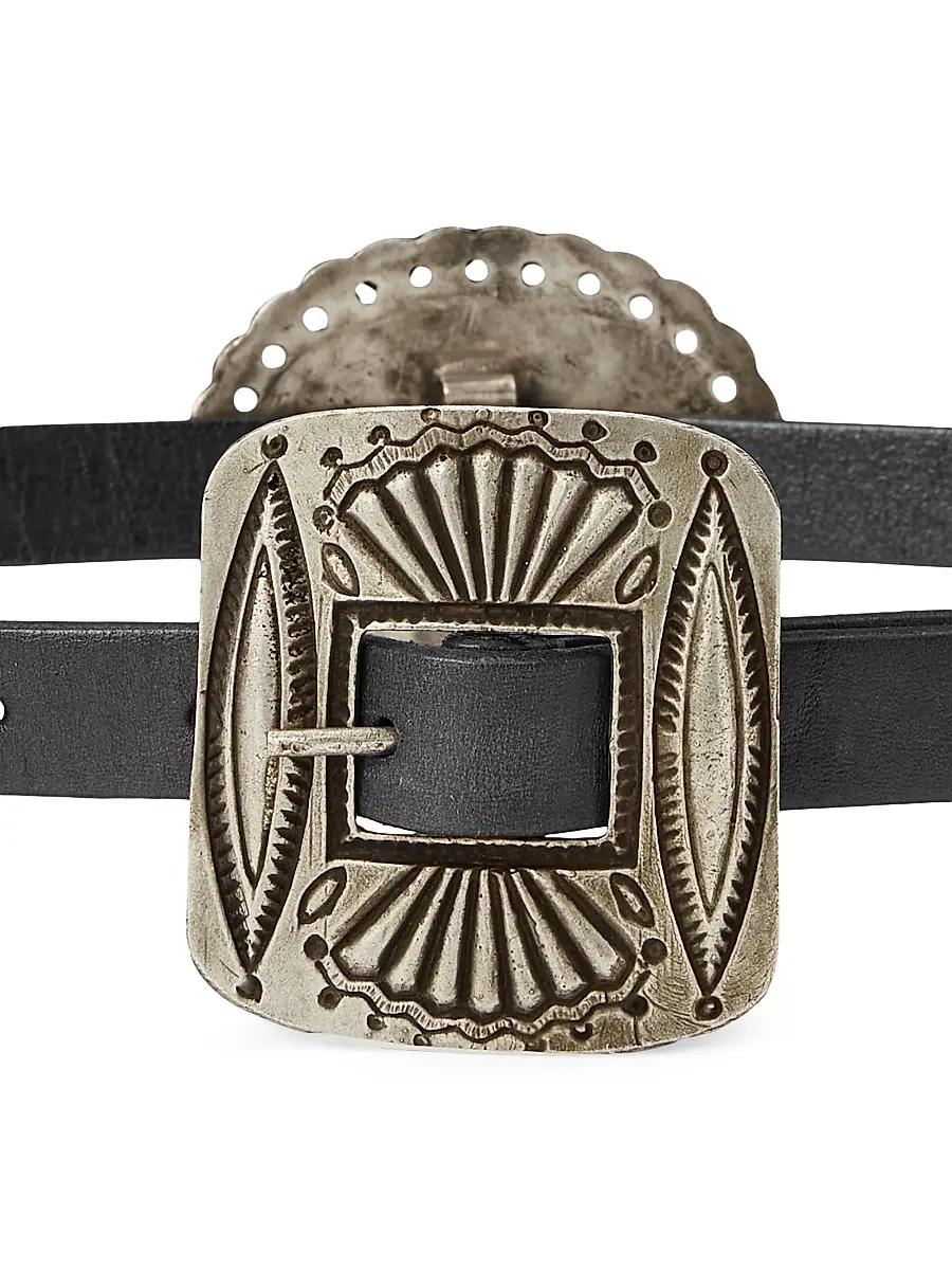 Polo Ralph Lauren Women's Leather Buckle Belt | Thumbnail 2 Polo Ralph Lauren Women's Leather Buckle Belt | Thumbnail 2