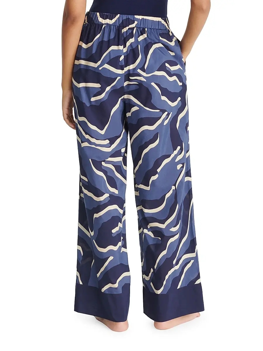ERES Women's Atoll Cotton Voile & Silk Wide-Leg Pants - Sirene | Thumbnail 4 ERES Women's Atoll Cotton Voile & Silk Wide-Leg Pants - Sirene | Thumbnail 4