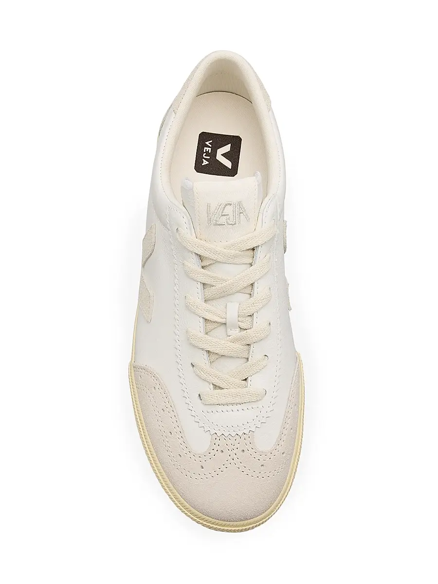 Veja Women's Volley Two-Tone Leather Low-Top Court Sneakers | Thumbnail 5 Veja Women's Volley Two-Tone Leather Low-Top Court Sneakers | Thumbnail 5