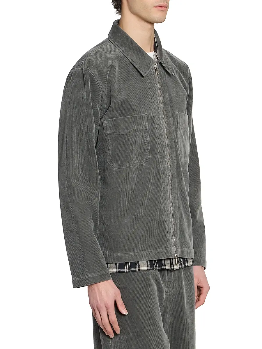 OFFICINE GÉNÉRALE Men Byron Washed Cotton Corduroy Jacket | Thumbnail 4 OFFICINE GÉNÉRALE Men Byron Washed Cotton Corduroy Jacket | Thumbnail 4