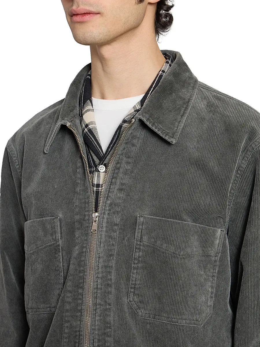 OFFICINE GÉNÉRALE Men Byron Washed Cotton Corduroy Jacket | Thumbnail 6 OFFICINE GÉNÉRALE Men Byron Washed Cotton Corduroy Jacket | Thumbnail 6