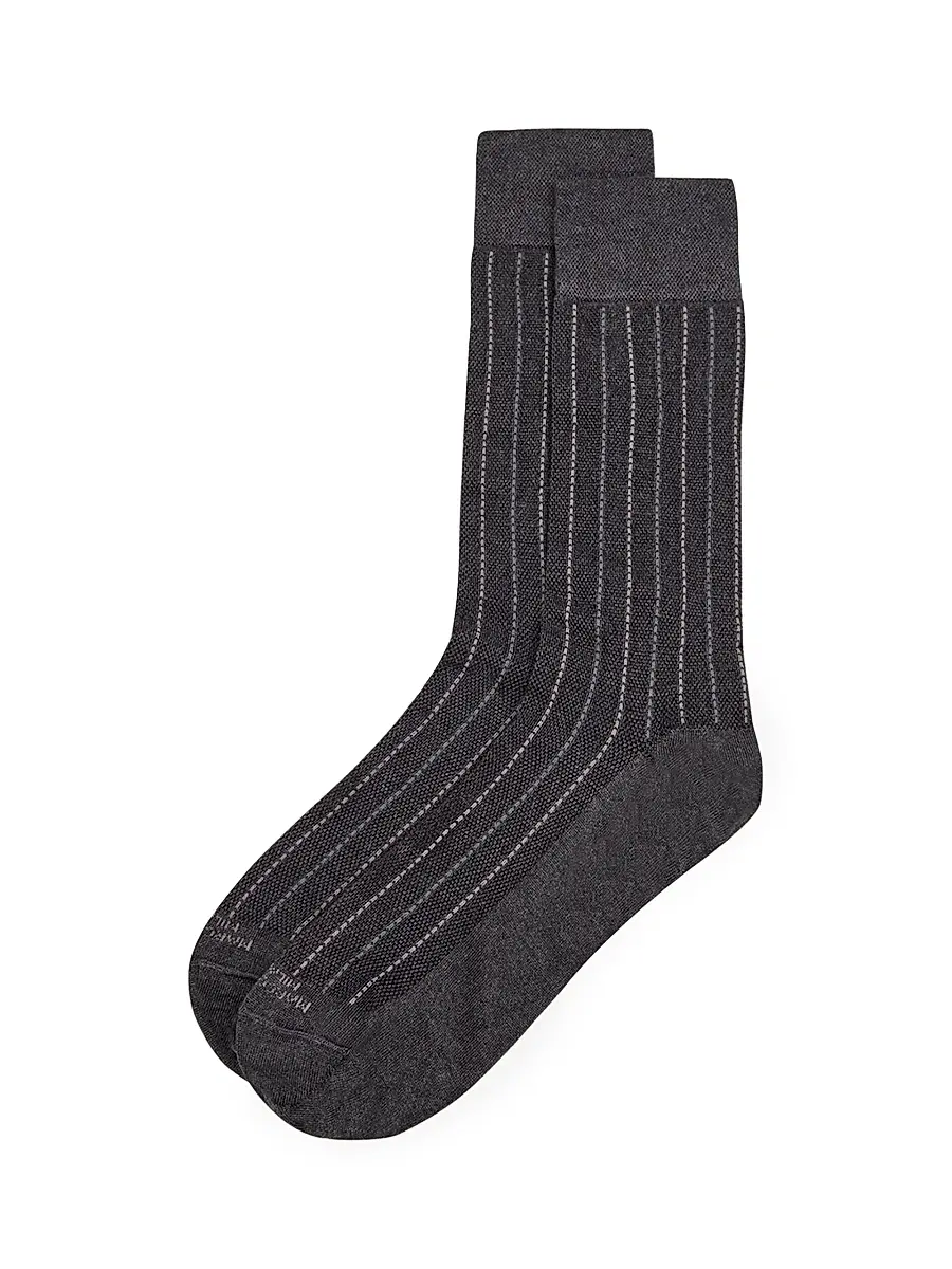 Marcoliani Men's Elegance Cashmere-Blend Socks