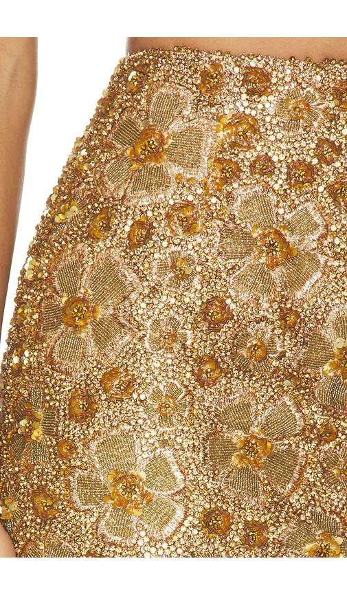 LA FUORI Gilded Honeycomb Mini Skirt | Thumbnail 6 LA FUORI Gilded Honeycomb Mini Skirt | Thumbnail 6