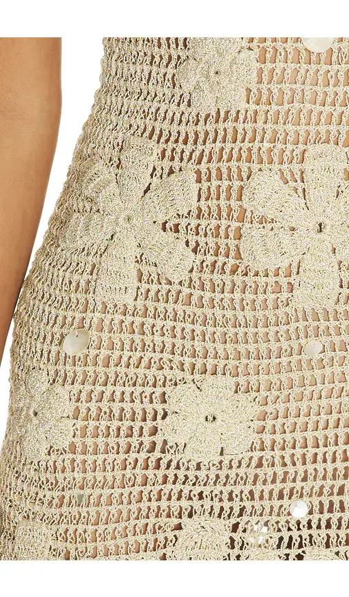 Asta Resort Delilah Hand Crochet Mini Dress | Thumbnail 4 Asta Resort Delilah Hand Crochet Mini Dress | Thumbnail 4