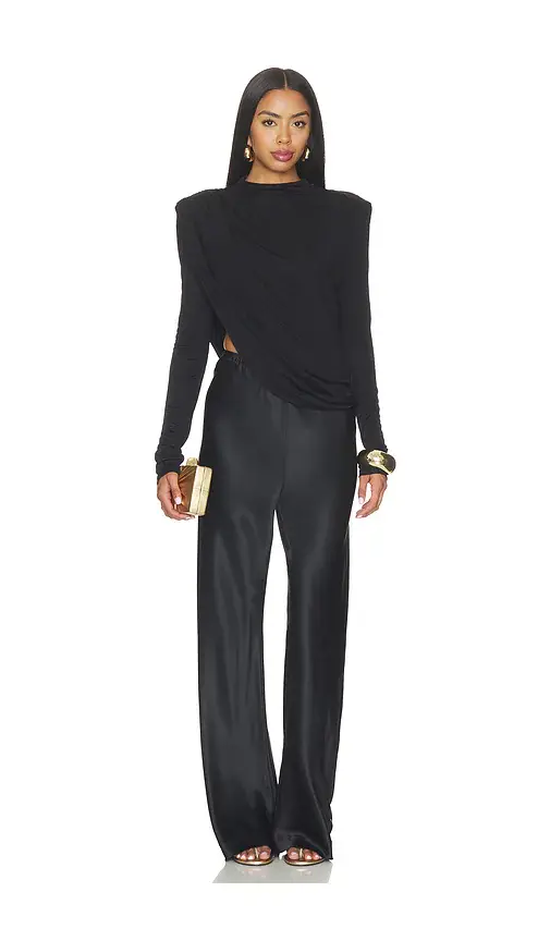 Misha The Draped Sheen Jersey Top | Thumbnail 5 Misha The Draped Sheen Jersey Top | Thumbnail 5