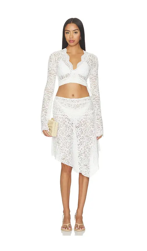 SNDYS Lilu Lace Midi Skirt | Thumbnail 5 SNDYS Lilu Lace Midi Skirt | Thumbnail 5