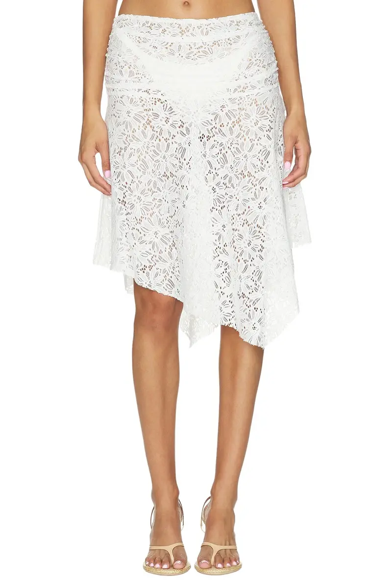 Lilu Lace Midi Skirt Lilu Lace Midi Skirt