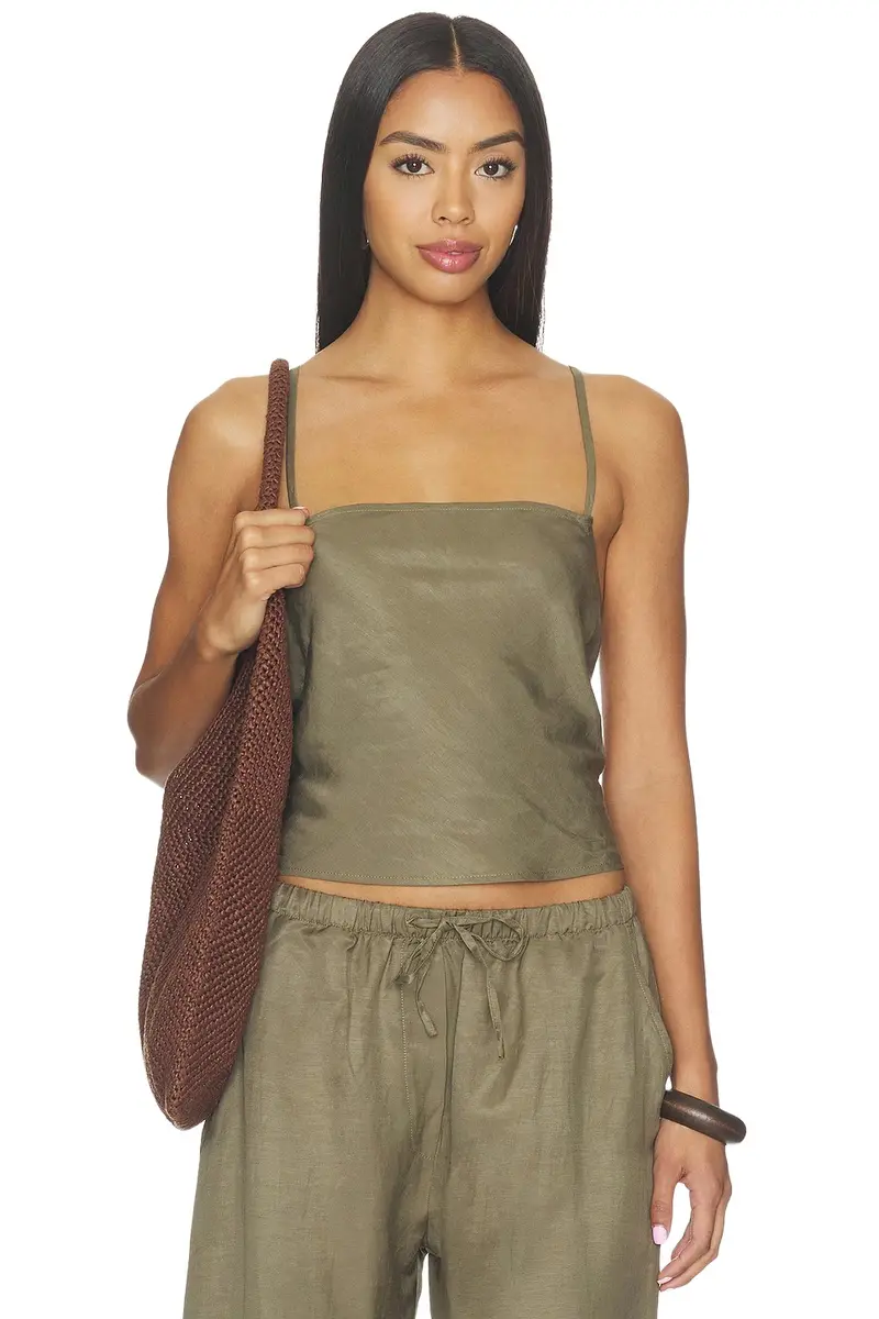 LESET Daniel Square Neck Tank