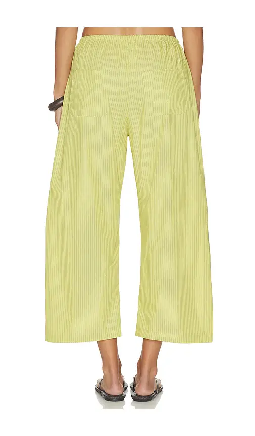 LESET Yoshi Stripe Crop Drawstring Pant | Thumbnail 4