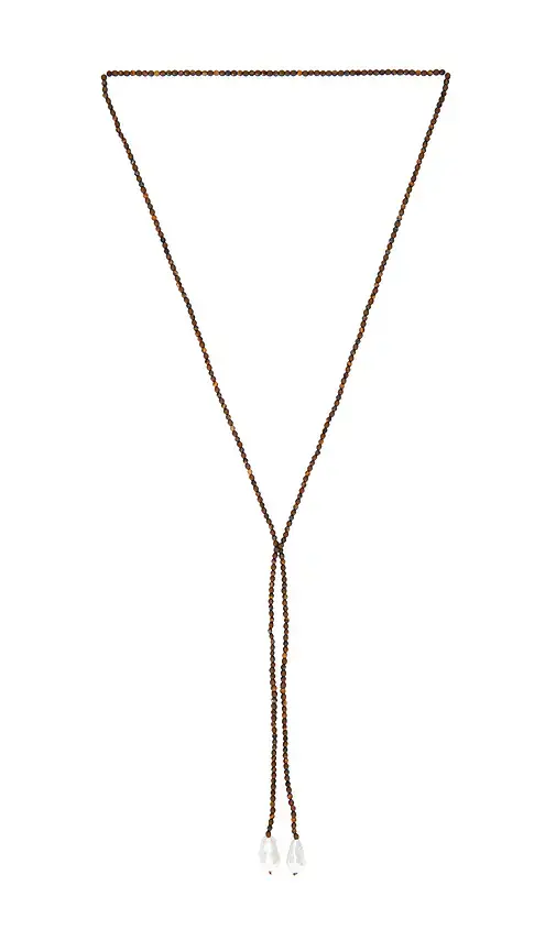 BaubleBar Semi Precious Pearl Wrap Necklace | Image 1 BaubleBar Semi Precious Pearl Wrap Necklace | Image 1