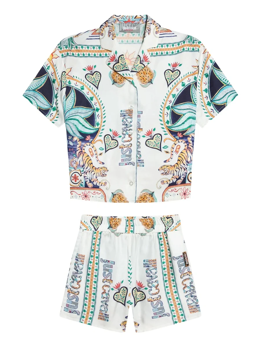Roberto Cavalli Tropical Garden Print Set