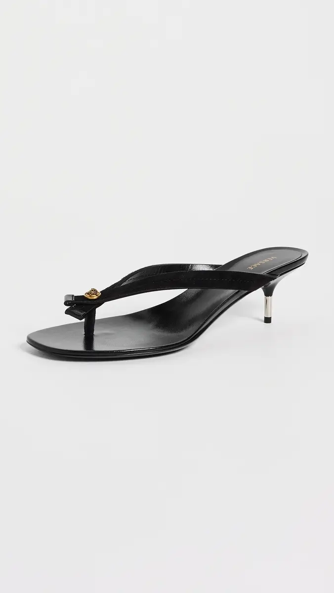 Versace Calf Leather Sandals | Thumbnail 5