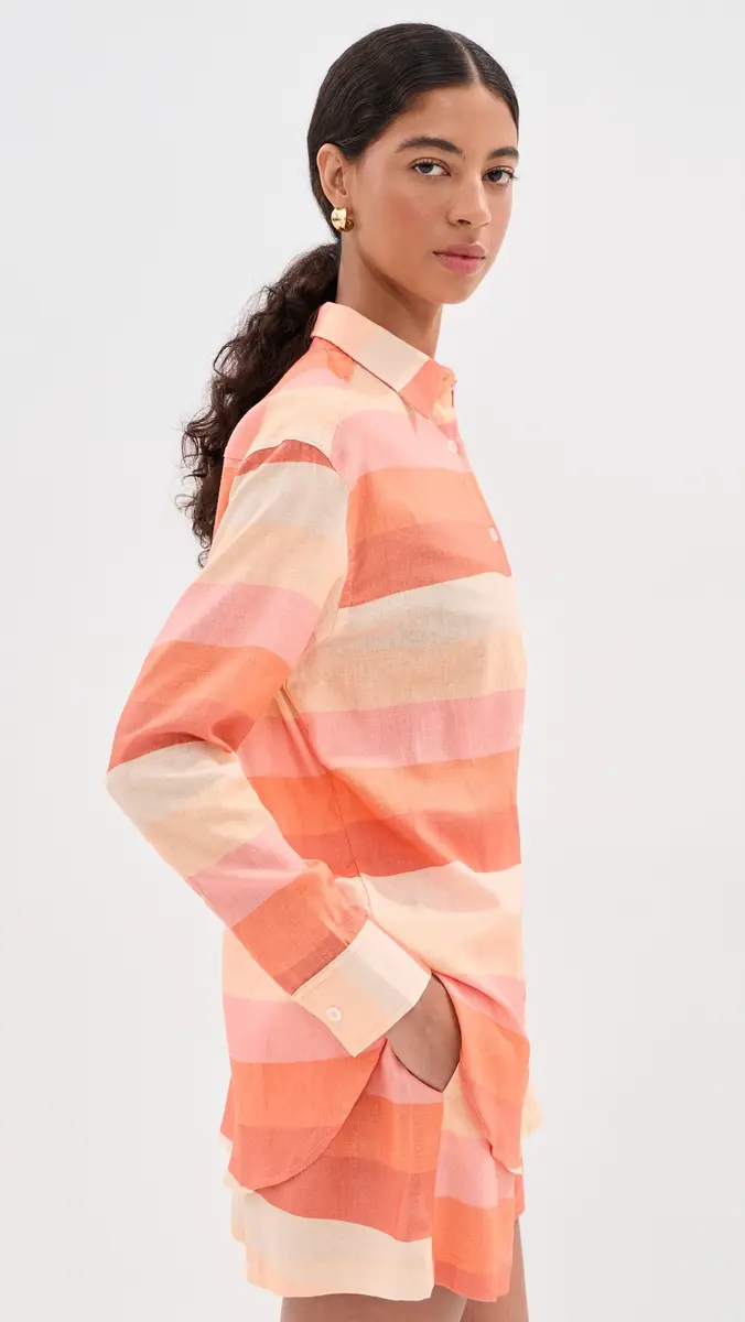 LE BOP Ombre Button Down Shirt | Thumbnail 4 LE BOP Ombre Button Down Shirt | Thumbnail 4