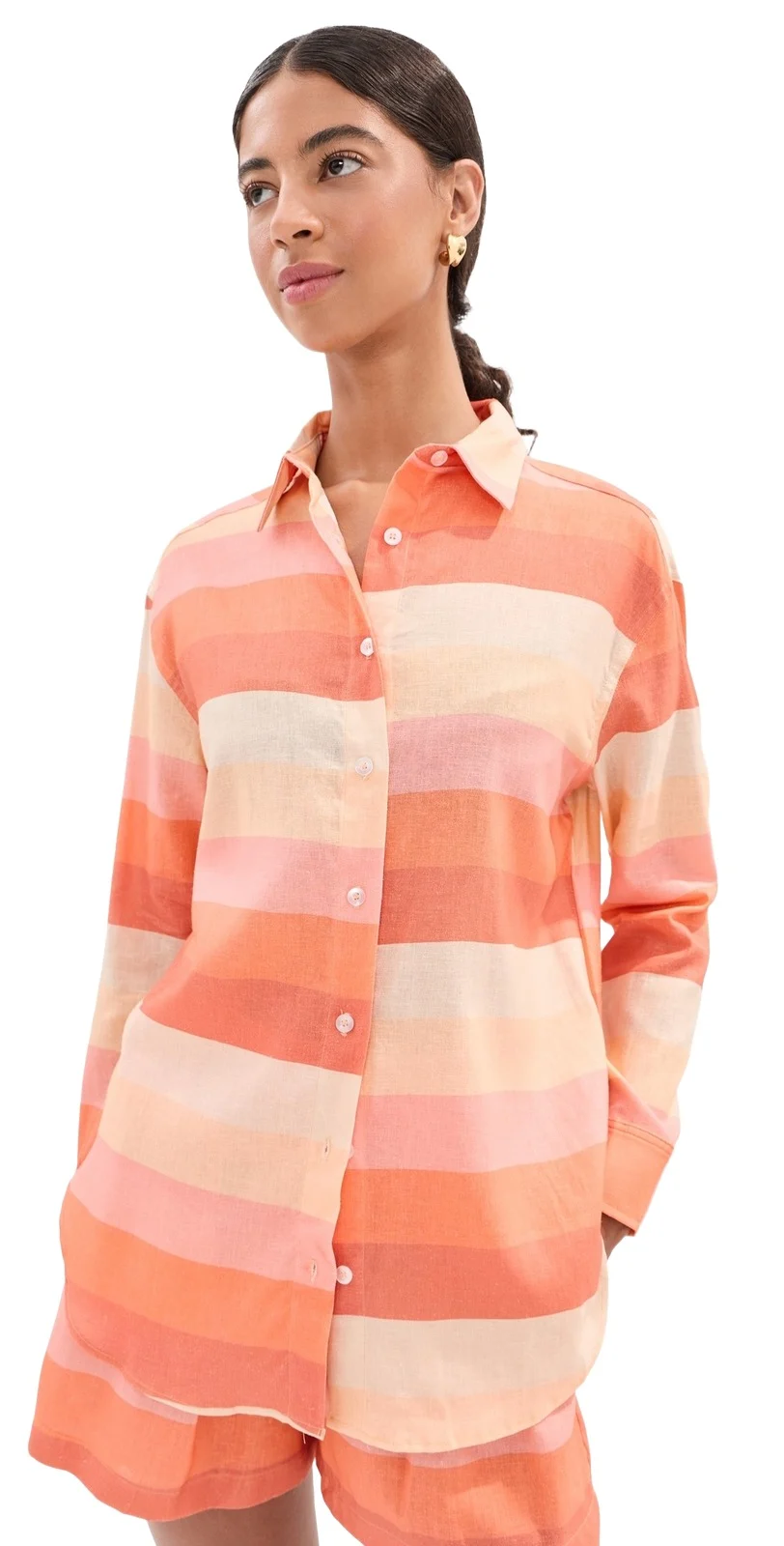 Ombre Button Down Shirt Ombre Button Down Shirt