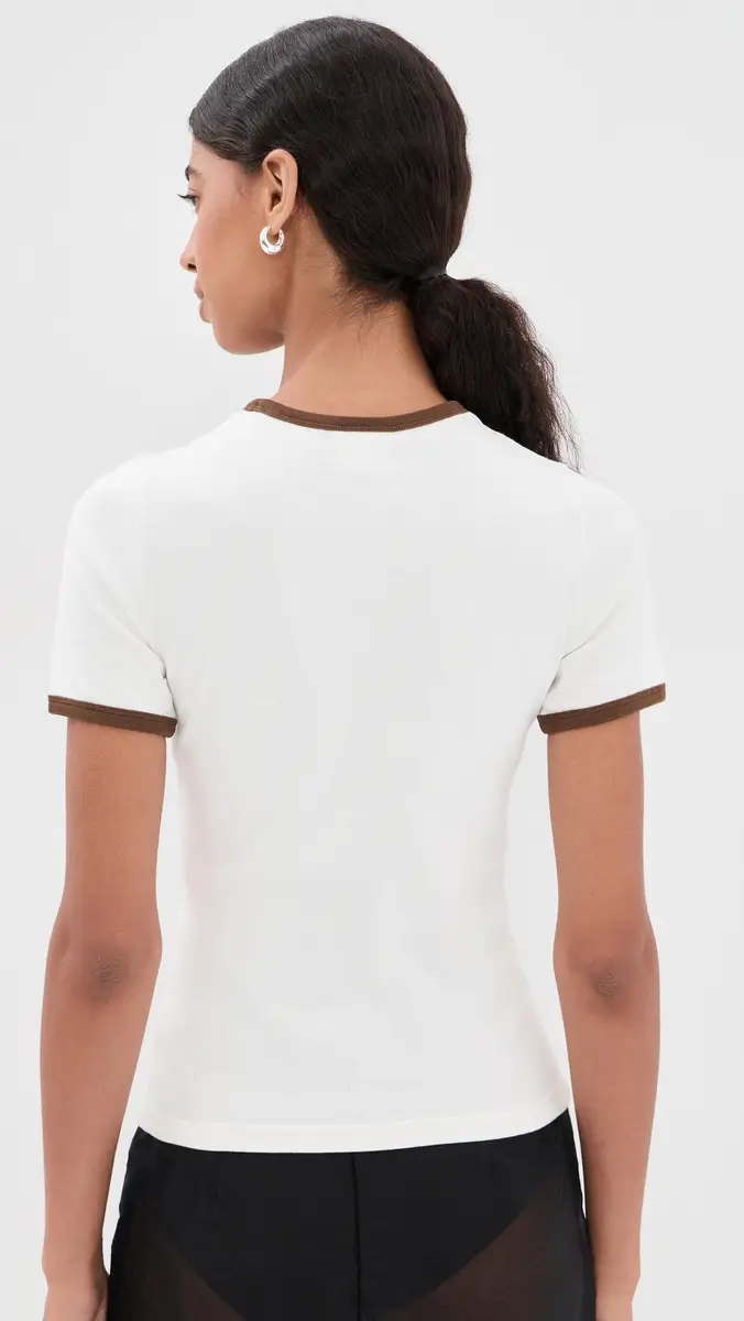 Courrèges Signature Contrast T-Shirt | Thumbnail 3