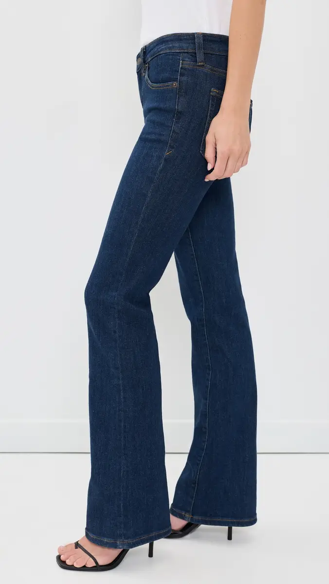 GOOD AMERICAN Good Low Rise Bootcut Jeans | Thumbnail 4 GOOD AMERICAN Good Low Rise Bootcut Jeans | Thumbnail 4