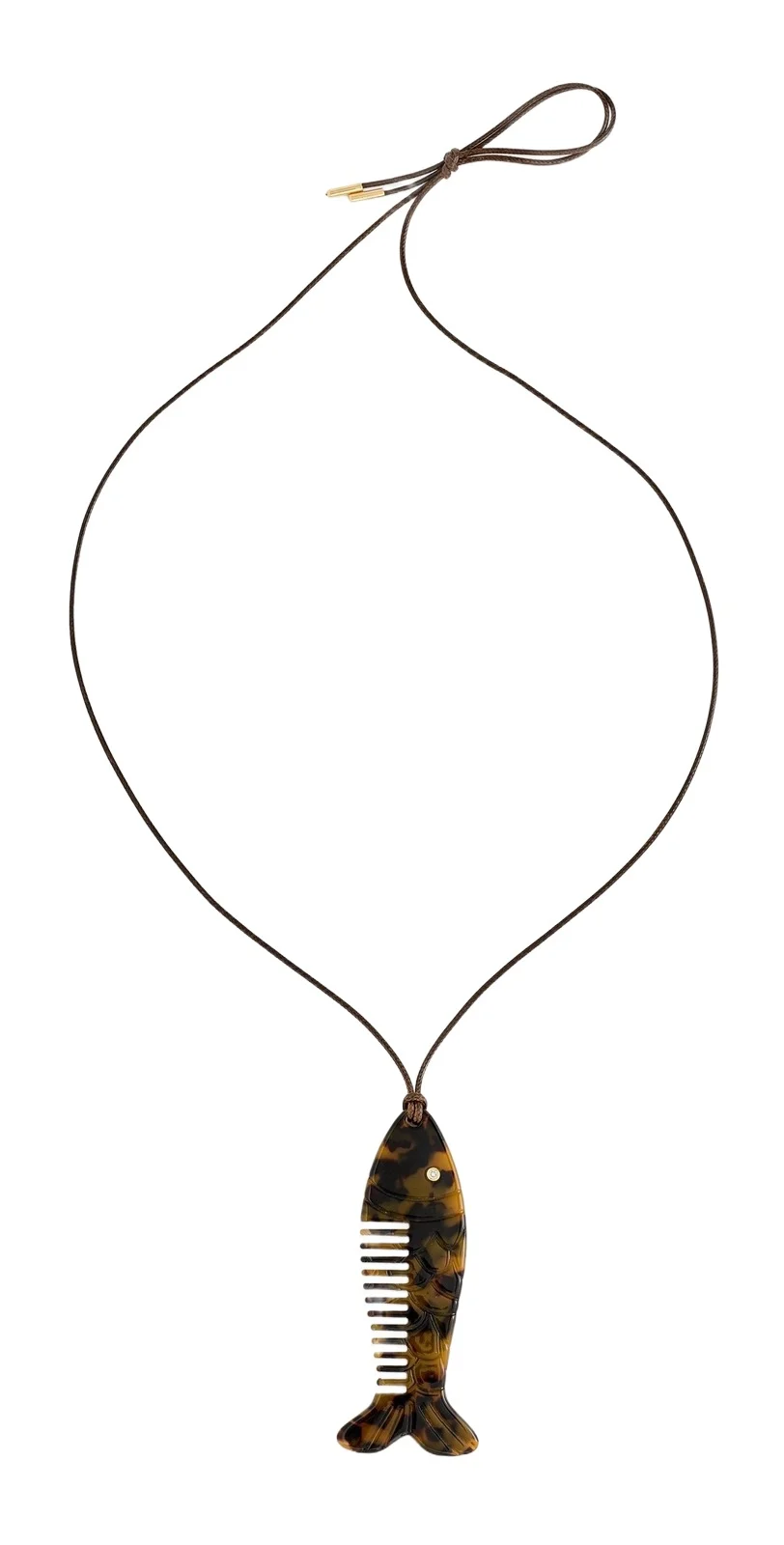 Trout Comb Necklace