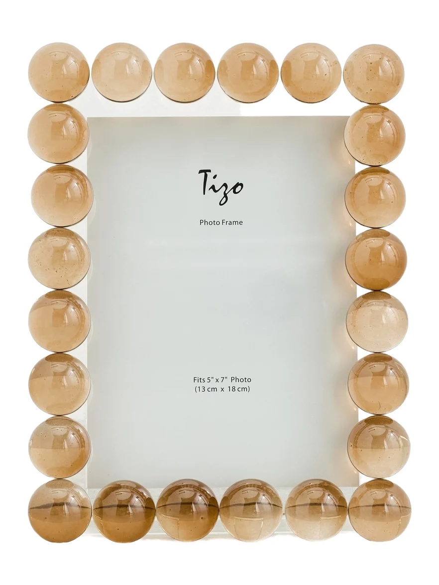 Tizo Design Crystal Glass Bubble Frame 5x7