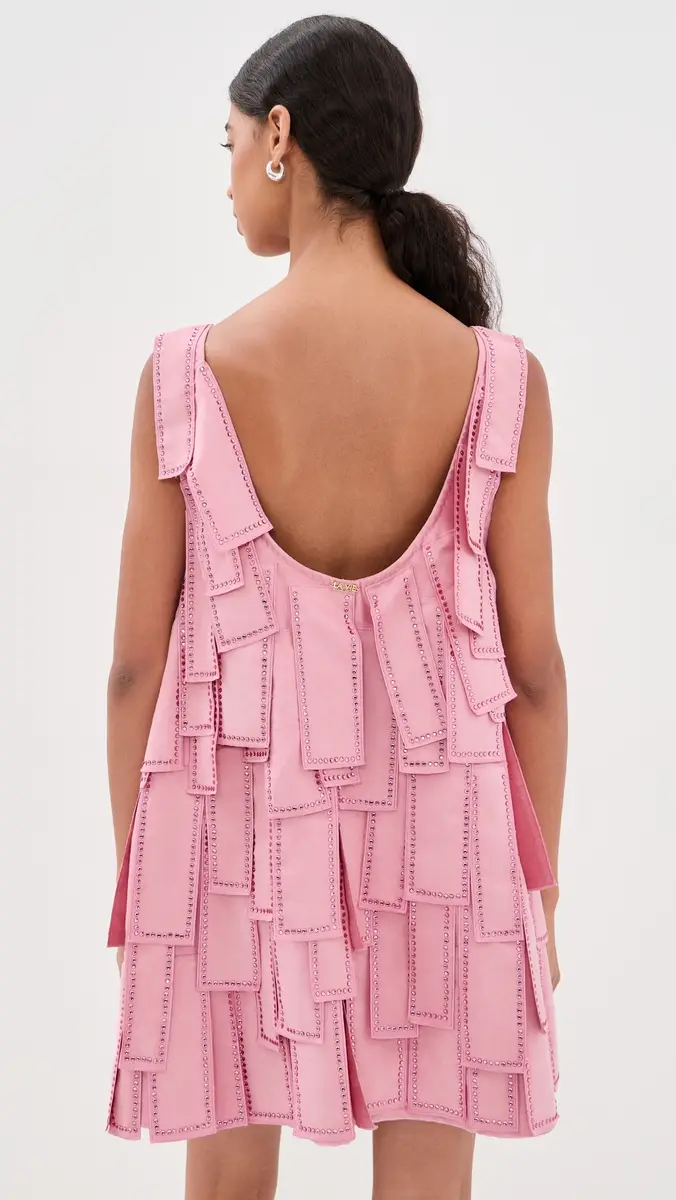 La Vie Style House Jewel Tassel Mini Swing Dress | Thumbnail 3