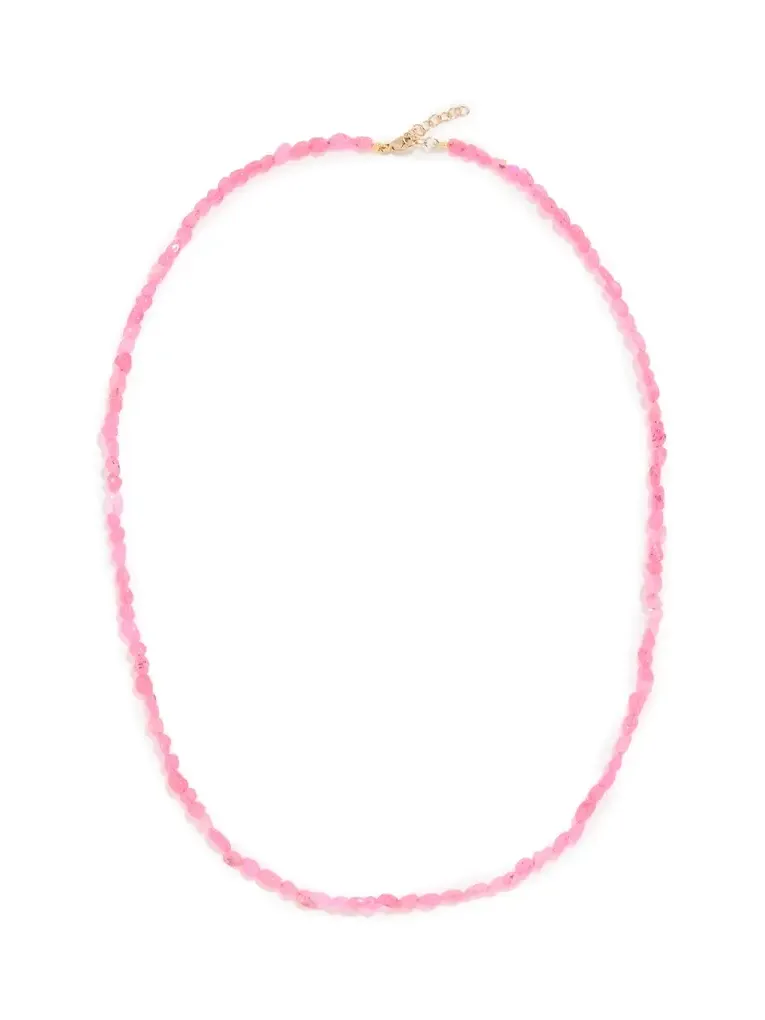 Pink Pebble Opal Necklace