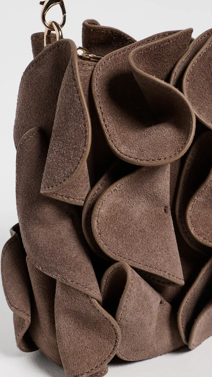 Farm Rio Suede Flower Clutch Bag | Thumbnail 6 Farm Rio Suede Flower Clutch Bag | Thumbnail 6