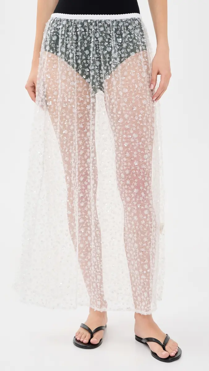 VRG GRL Daisy Sequin Maxi Skirt | Thumbnail 2