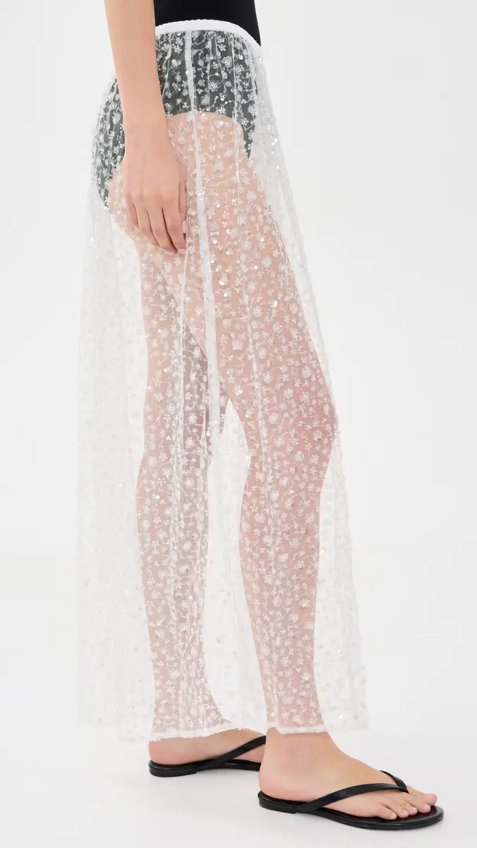 VRG GRL Daisy Sequin Maxi Skirt | Thumbnail 4