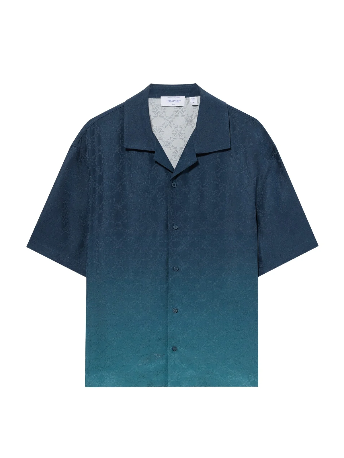 Arrow Monogram Jacquard Bowling Shirt Arrow Monogram Jacquard Bowling Shirt