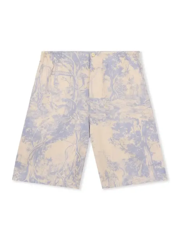 City Nature Linen Bowling Shorts