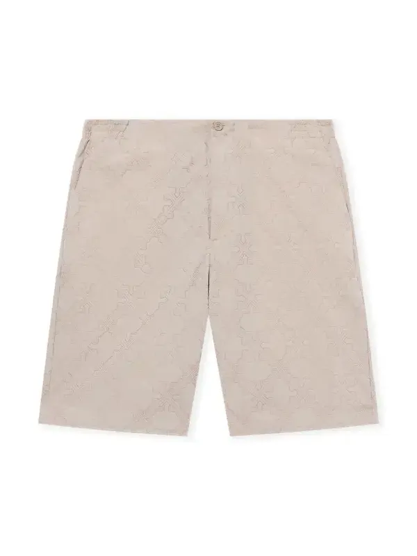 Arrow Monogram Bowling Shorts
