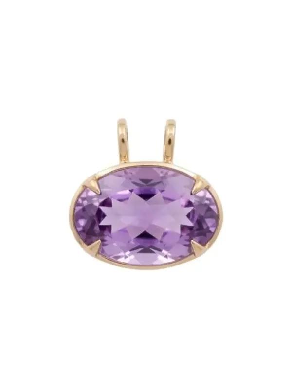 22.00ct Amethyst 18K Gold Medium Statement Pendant 22.00ct Amethyst 18K Gold Medium Statement Pendant