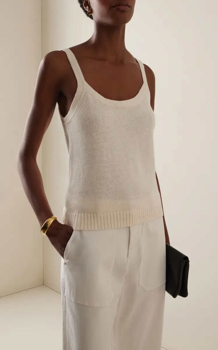 DL1961 July Linen-Cotton Knit Tank Top | Thumbnail 2 DL1961 July Linen-Cotton Knit Tank Top | Thumbnail 2