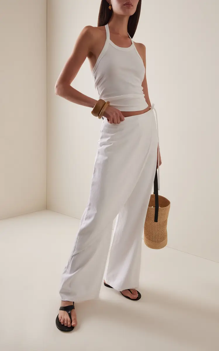 DL1961 DL Aura Zoie Relaxed Denim Wrap Pants | Thumbnail 2 DL1961 DL Aura Zoie Relaxed Denim Wrap Pants | Thumbnail 2