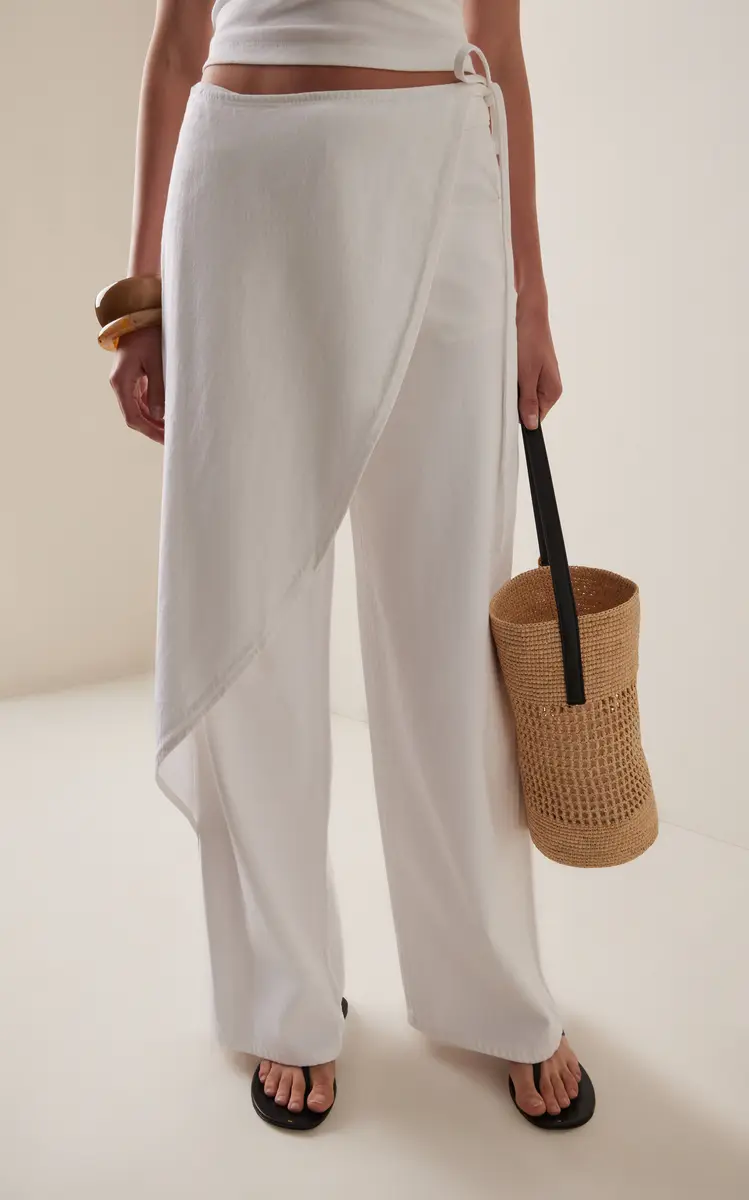 DL1961 DL Aura Zoie Relaxed Denim Wrap Pants | Thumbnail 3 DL1961 DL Aura Zoie Relaxed Denim Wrap Pants | Thumbnail 3