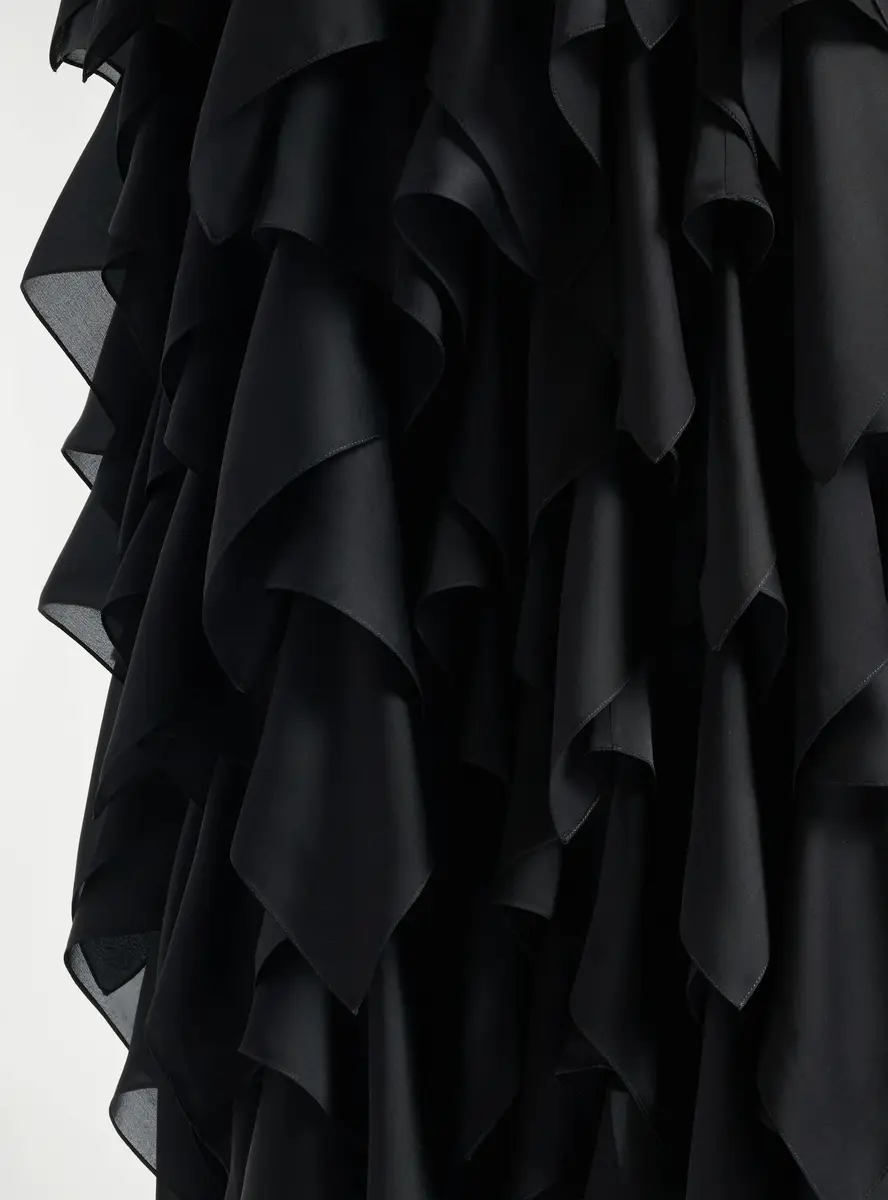 Balmain Long ruffled skirt | Thumbnail 6